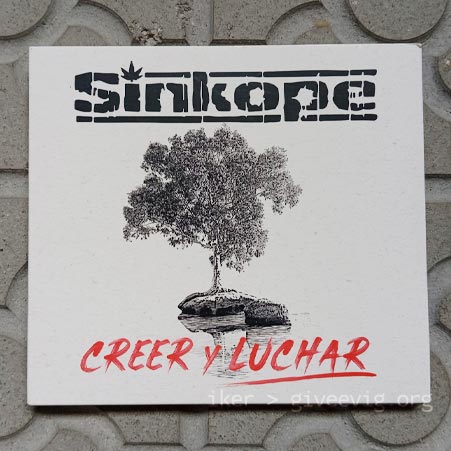 Foto del nuevo álbum de Sínkope 'Creer y luchar'